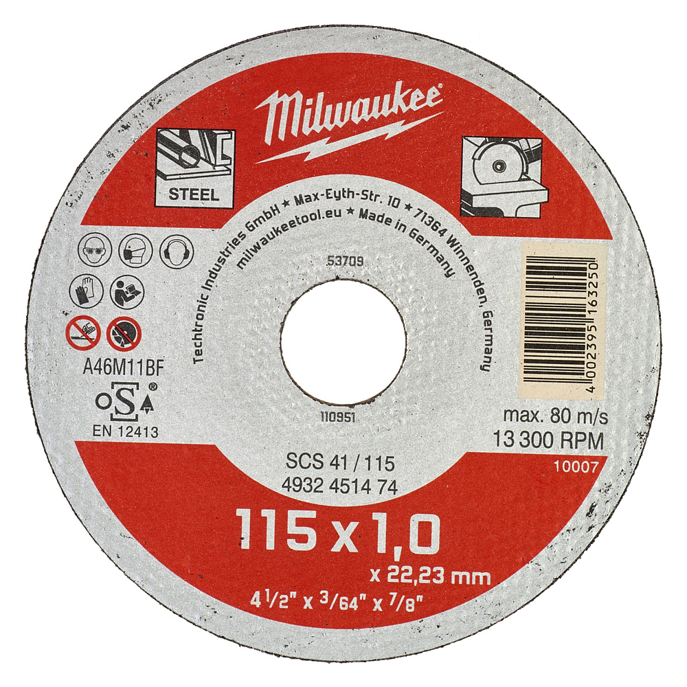 DISQUES À TRONÇONNER